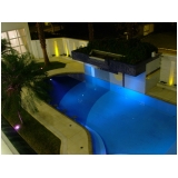 iluminação piscina borda infinita valor Rio Grande do Sul